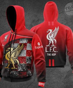 Liverpool FC Apparels 3D zip hoodie