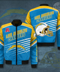 Los Angeles Chargers 3D Bomber Jacket 01