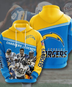 Los Angeles Chargers 3D hoodie 08