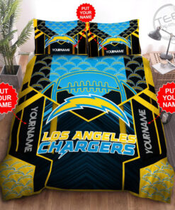 Los Angeles Chargers bedding set 03