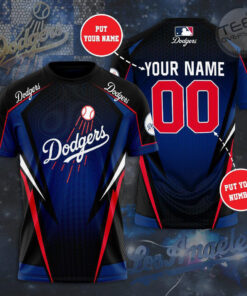 Los Angeles Dodgers 3D T shirt 02