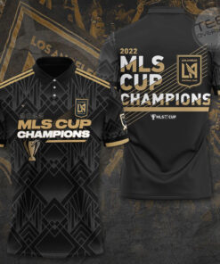 Los Angeles FC 2022 3D Apparels polo shirt