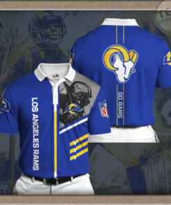 Los Angeles Rams 3D Polo 01