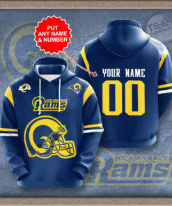 Los Angeles Rams 3D hoodie 01