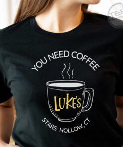 Lukes Coffee Black Oversized T shirt