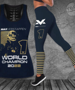 Max Verstappen X Red Bull Racing Tank Top Leggings 01