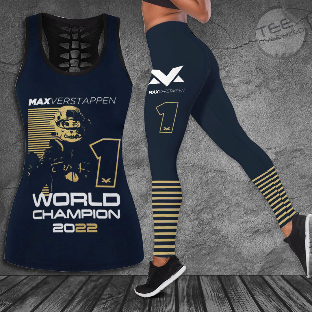 Max Verstappen X Red Bull Racing Tank Top Leggings 01