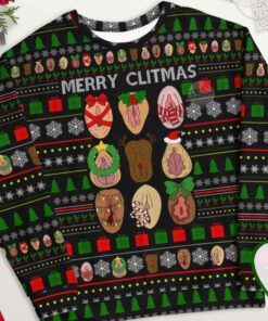 Men Vagina Vulva Dirty Ugly Christmas 3D Sweater scaled 1