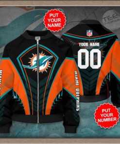 Miami Dolphins 3D Bomber Jacket 05