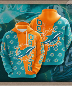 Miami Dolphins 3D hoodie 07