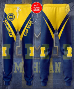 Michigan Wolverines 3D Sweatpant 01