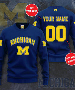 Michigan Wolverines 3D Sweatshirt 03
