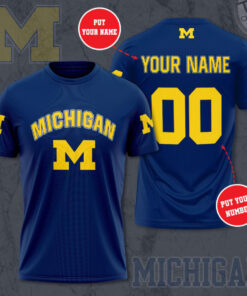 Michigan Wolverines 3D T shirt 03