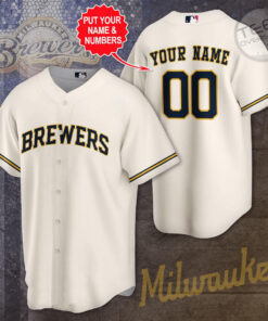 Milwaukee Brewers jersey shirt 01