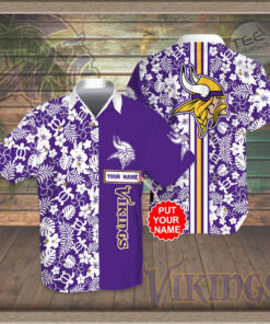 Minnesota Vikings 3D Hawaiian Shirt 01