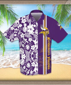 Minnesota Vikings 3D Hawaiian Shirt 02