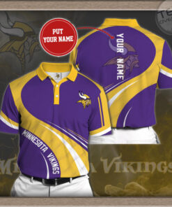 Minnesota Vikings 3D Polo 01