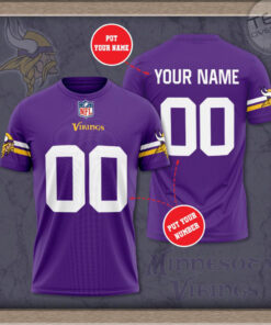 Minnesota Vikings 3D T shirt 05