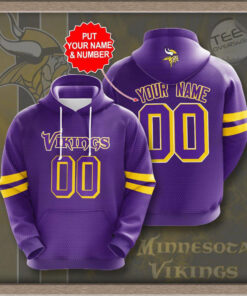Minnesota Vikings 3D hoodie 014