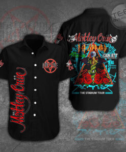 Motley Crue Sleeve Dress Shirt 01