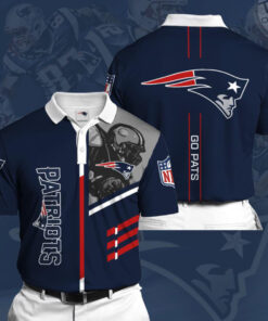 New England Patriots 3D Polo 01