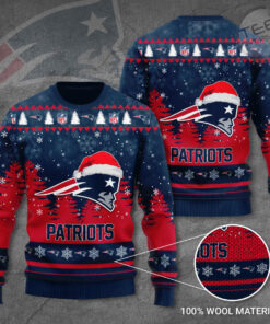 New England Patriots 3D Ugly Sweater
