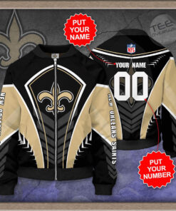 New Orleans Saints 3D Bomber Jacket 03