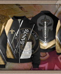 New Orleans Saints 3D Bomber Jacket 04