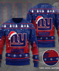 New York Giants 3D Ugly Sweater
