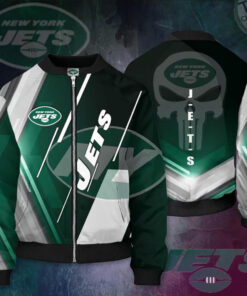 New York Jets 3D Bomber Jacket 04