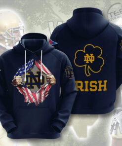 Notre Dame Fighting Irish 3D Hoodie 03