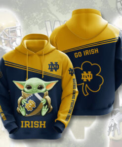 Notre Dame Fighting Irish 3D Hoodie 05