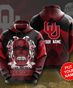 Oklahoma Sooners 3D Hoodie 04