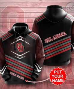 Oklahoma Sooners 3D Hoodie 07