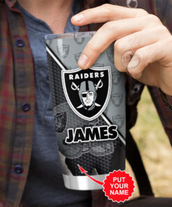 Personalized Las Vegas Raiders Tumbler Cup OVS13623S3 N