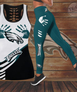 Philadelphia Eagles Hollow Tank Top Leggings 02