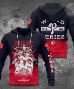 Philadelphia Phillies Red October 3D Hoodie