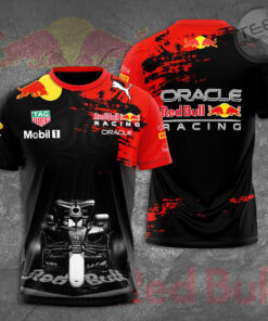 Red Bull Racing T shirt black red 1