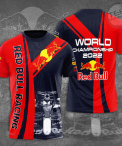 Red Bull Racing Word Championship 3D Apparels T shirt