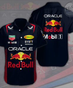 Red Bull Racing short sleeve dress shirts