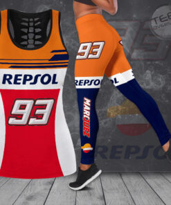 Repsol Honda Hollow Tank Top Leggings set