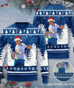 Roger Federer Christmas 3D Sweater