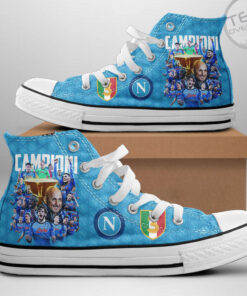 SSC Napoli High Top Canvas Shoe OVS02823S4 Design 1