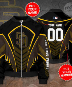 San Diego Padres 3D Bomber Jacket 01