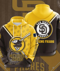 San Diego Padres 3D Hoodie 02