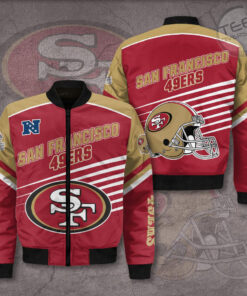 San Francisco 49ers 3D Bomber Jacket 01