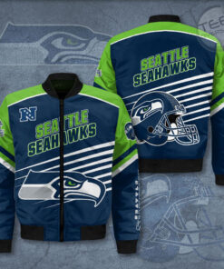 Seattle Seahawks 3D Bomber Jacket 02