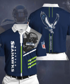 Seattle Seahawks 3D Polo 01