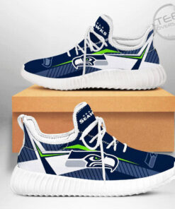 Seattle Seahawks Custom Sneakers 04