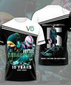 Sebastian Vettel 3D T shirt 01